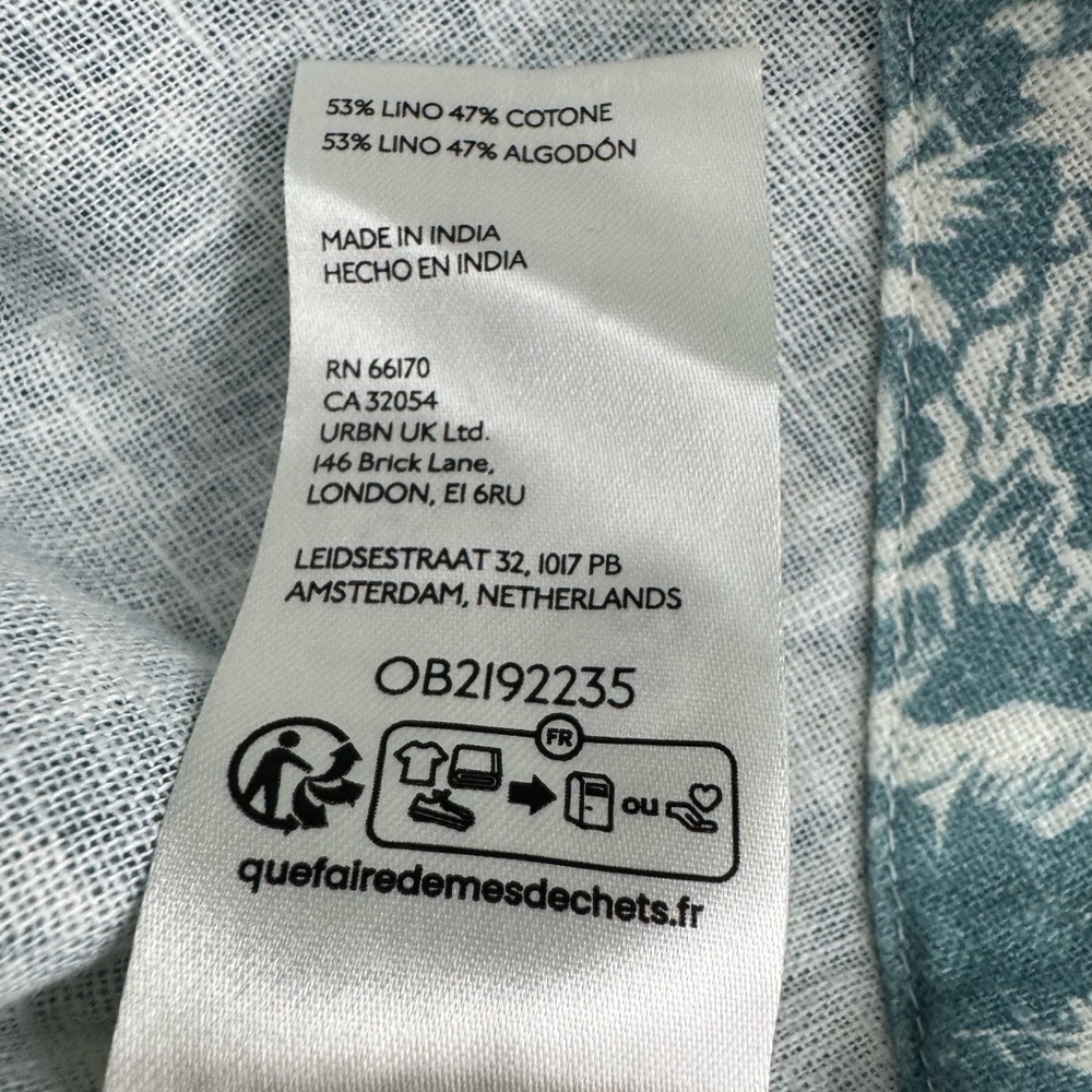 Anthropologie Blue Floral Linen Midi Skirt 14
NWT - Picture 13 of 13